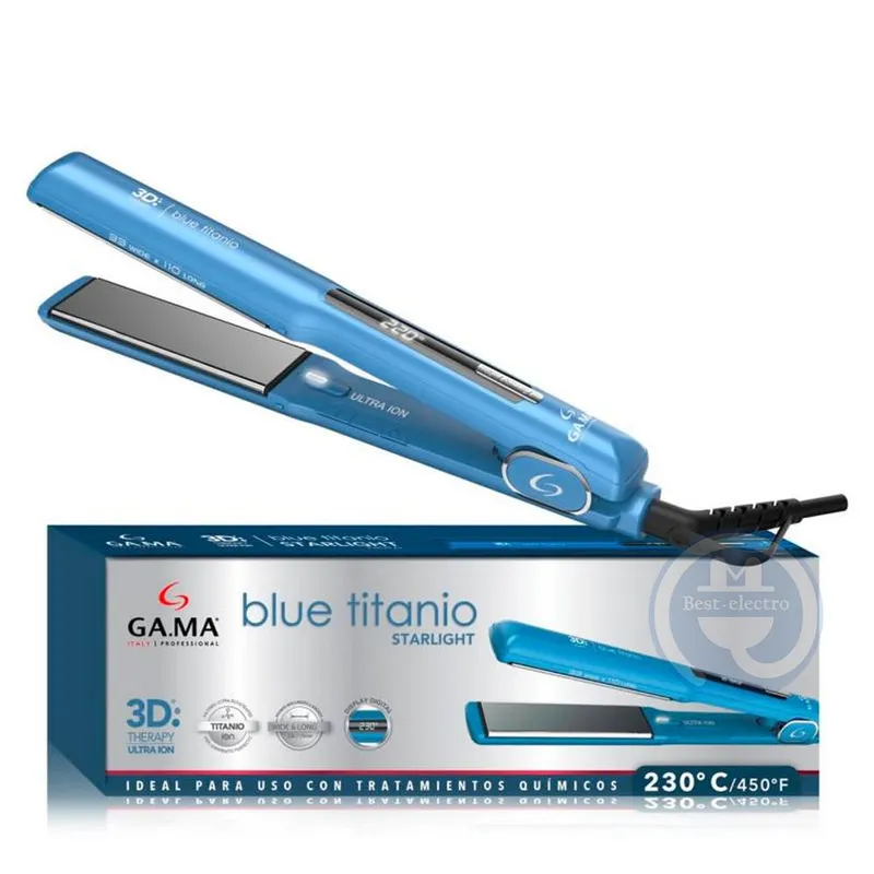 GAMA - Plancha Alisadora Gama Starlight 3D BECHS0000002439 Blue Titanio