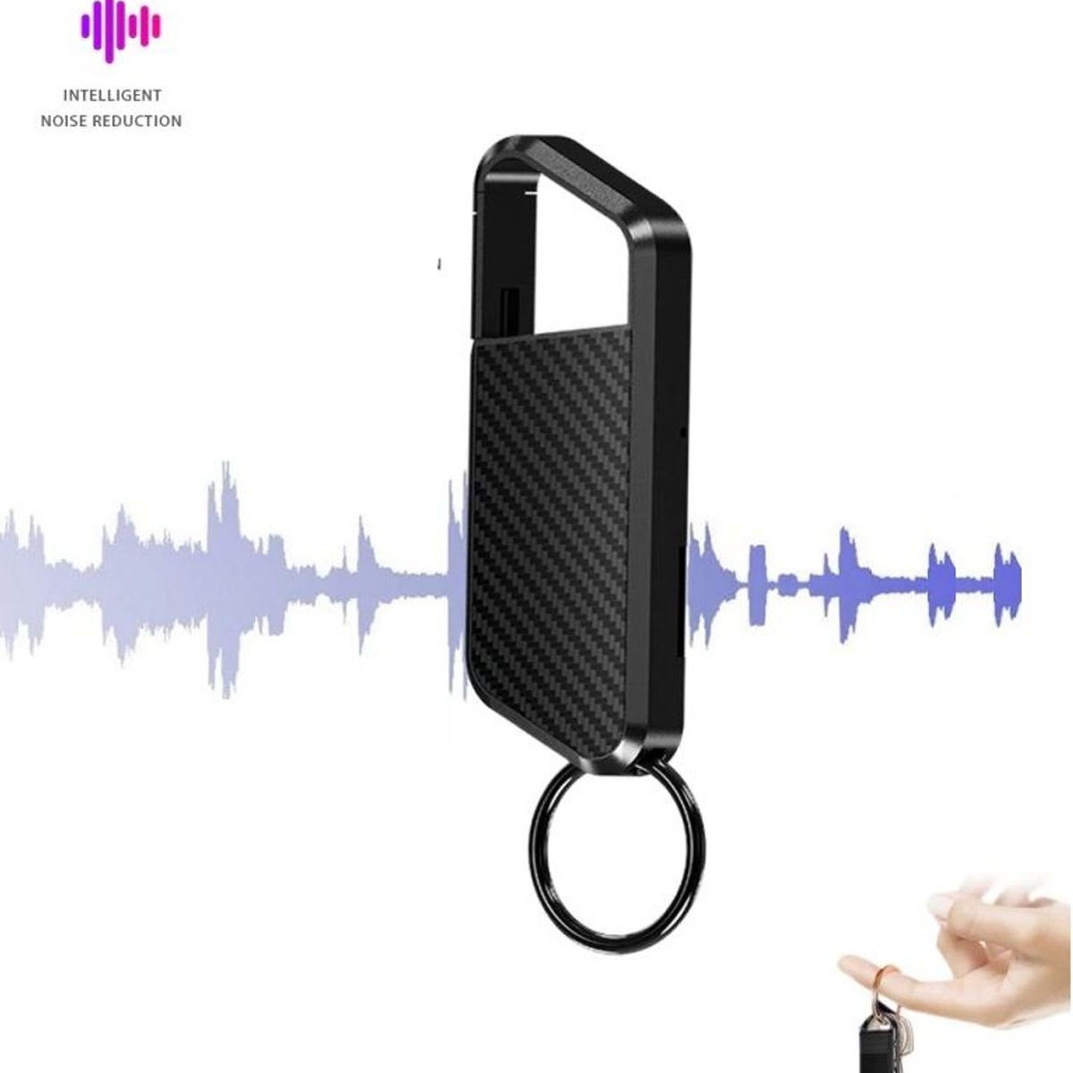 GENERICO - Grabadora De Voz LLavero Espia - Solumatica - 15 horas de Grabacion