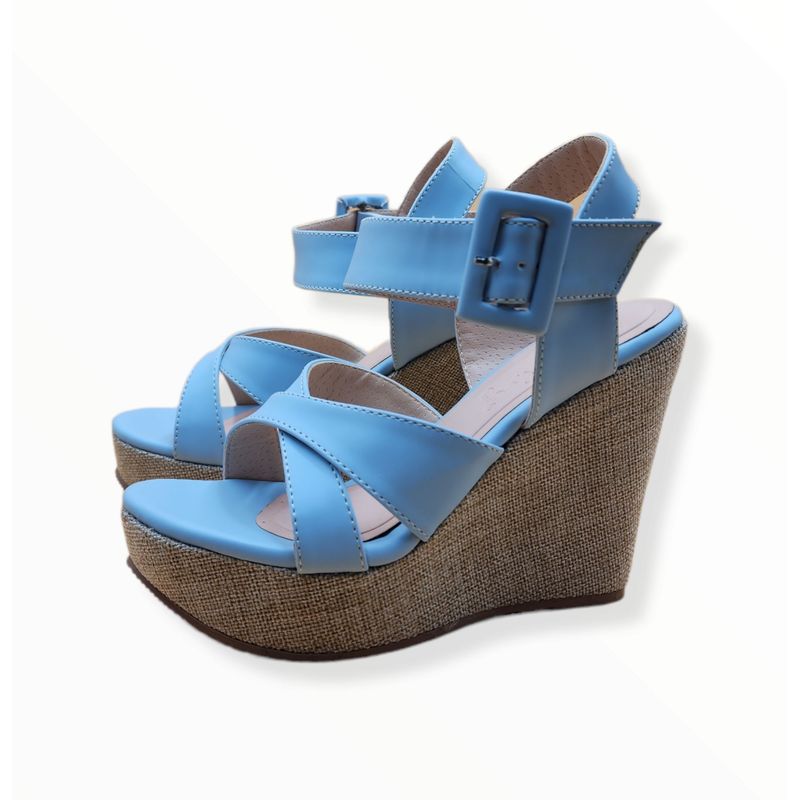 LB LIBBY CALZADOS Y ACCESORIOS - SANDALIAS MUJER CELESTE