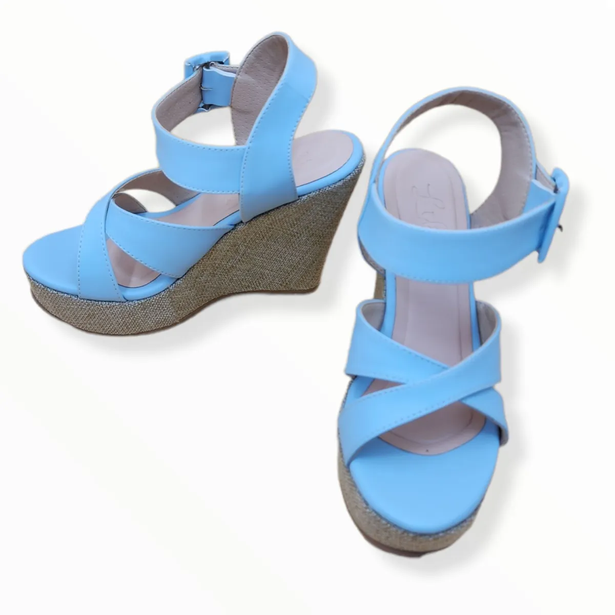 LB LIBBY CALZADOS Y ACCESORIOS - SANDALIAS MUJER CELESTE