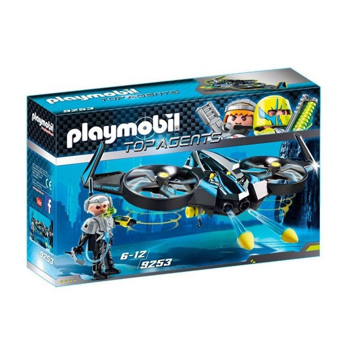 PLAYMOBIL - Playmobil Top Agents Dron de Agente