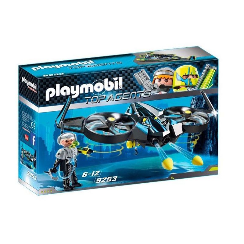 PLAYMOBIL - Playmobil Top Agents Dron de Agente