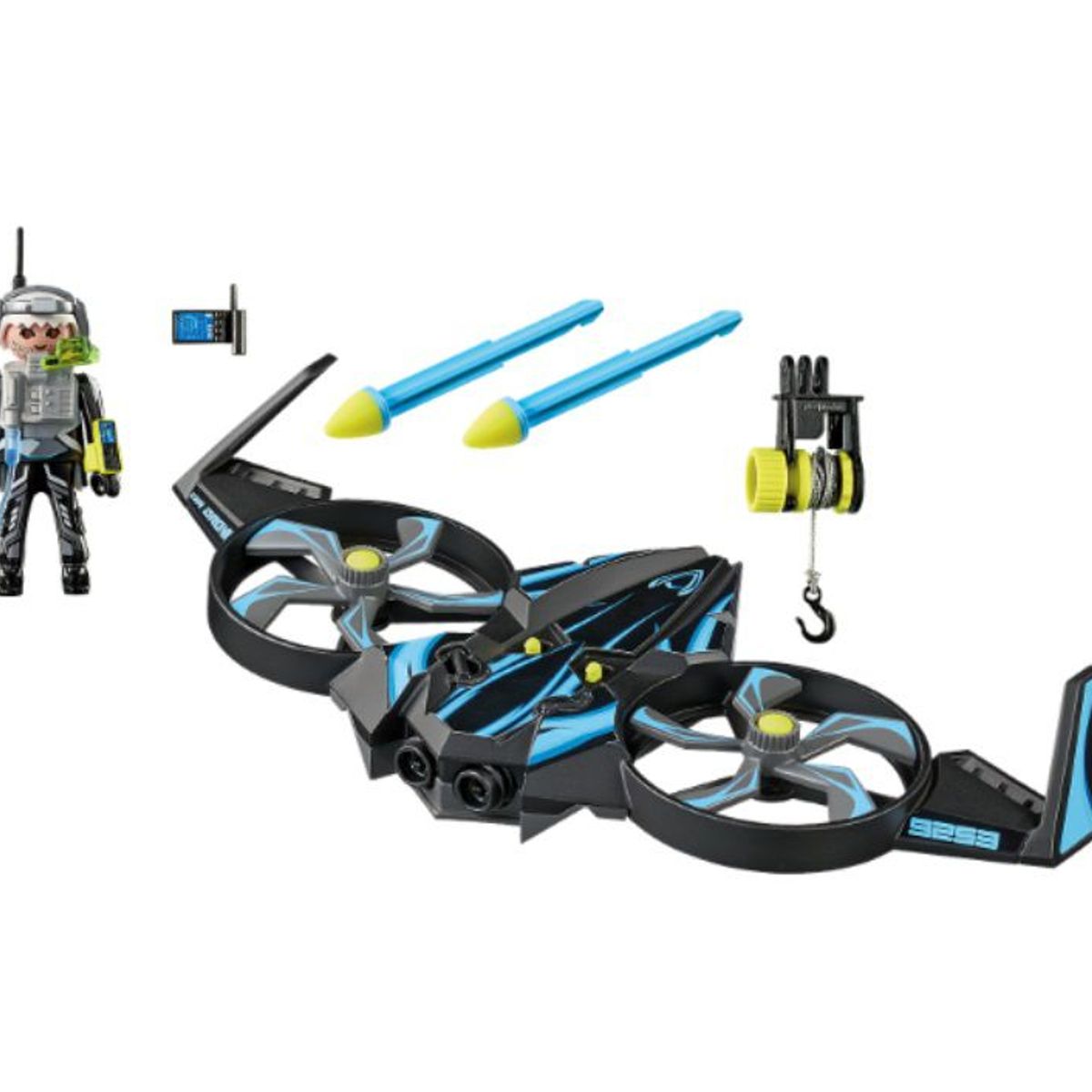 PLAYMOBIL - Playmobil Top Agents Dron de Agente