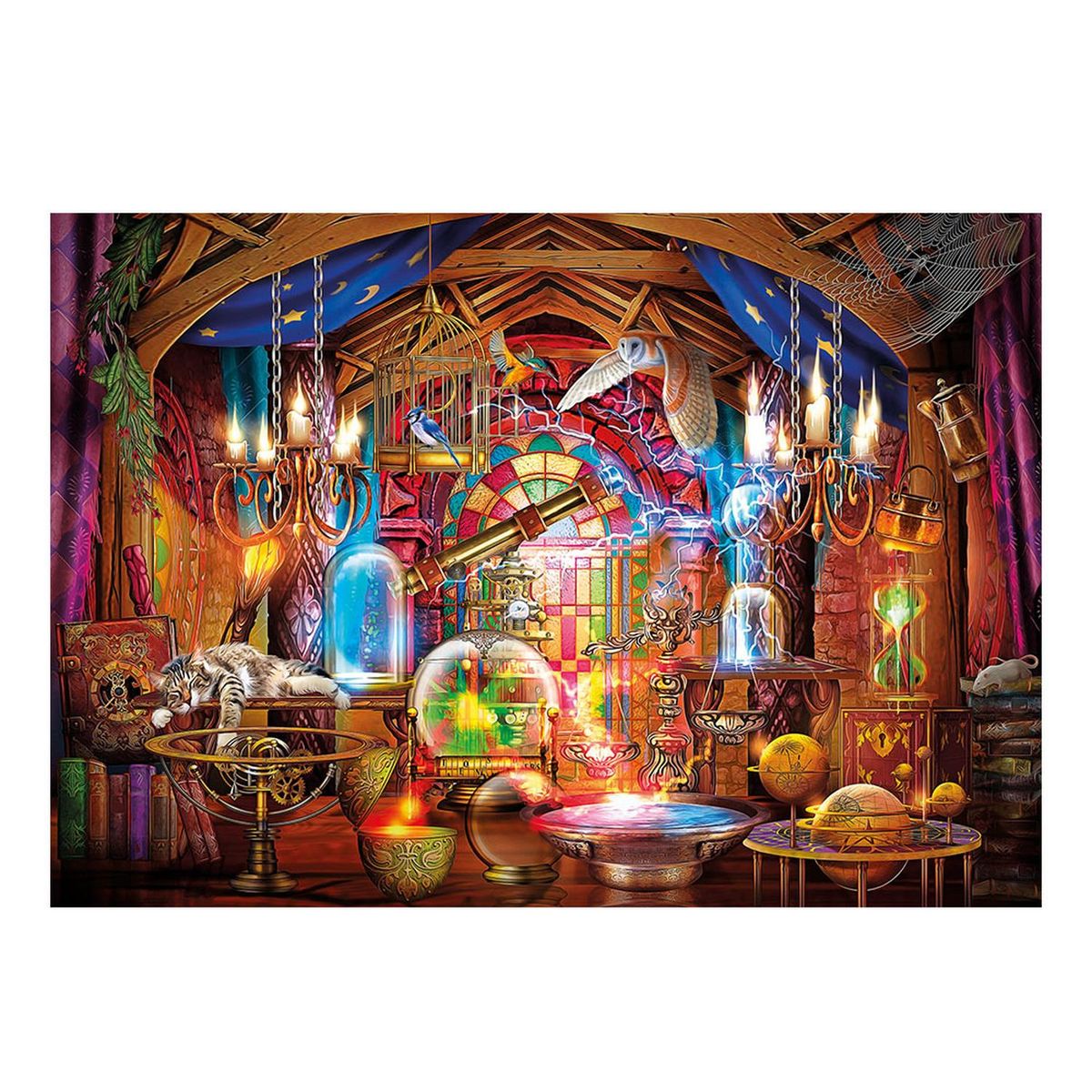 CLEMENTONI - CLEMENTONI ROMPECABEZAS X 1500 PIEZAS TALLER DE MAGOS