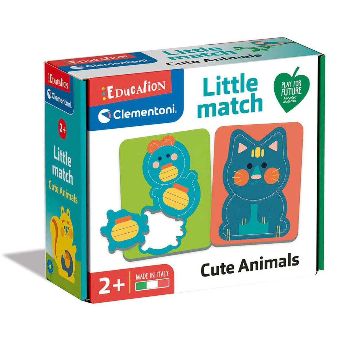 CLEMENTONI - JUEGO DE CARTAS PEQUEÑO PARTIDO PICCOLI ANIMALI