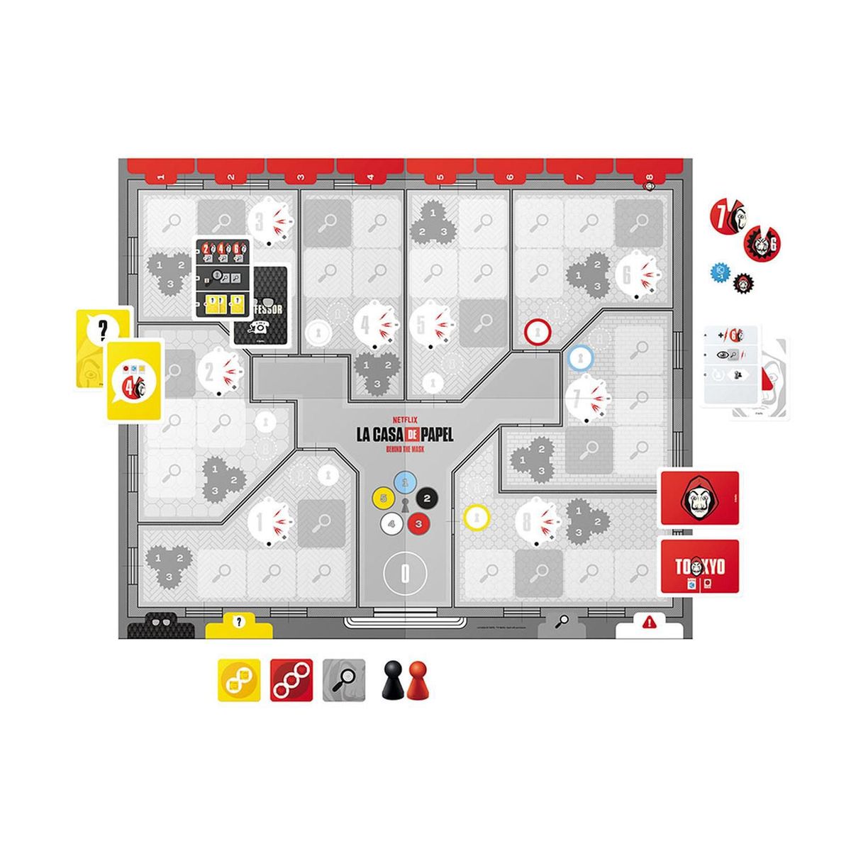 CLEMENTONI - LA CASA DI CARTA - DETRÁS DE LA MÁSCARA