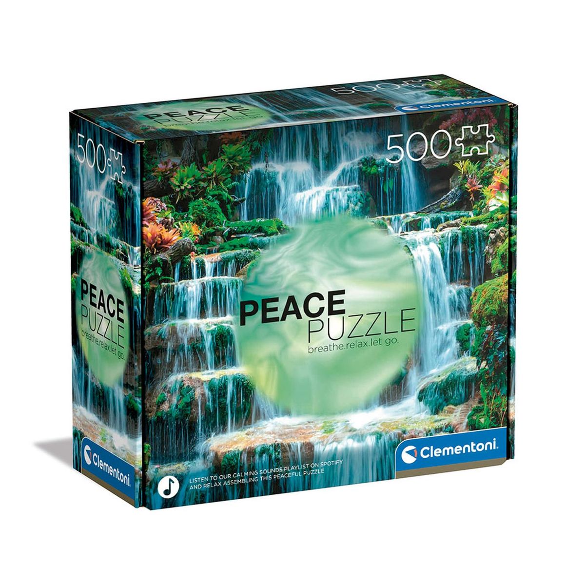 CLEMENTONI - ROMPECABEZAS X 500 PIEZAS, HQC ROMPECABEZAS DE LA PAZ - EL FLUJO