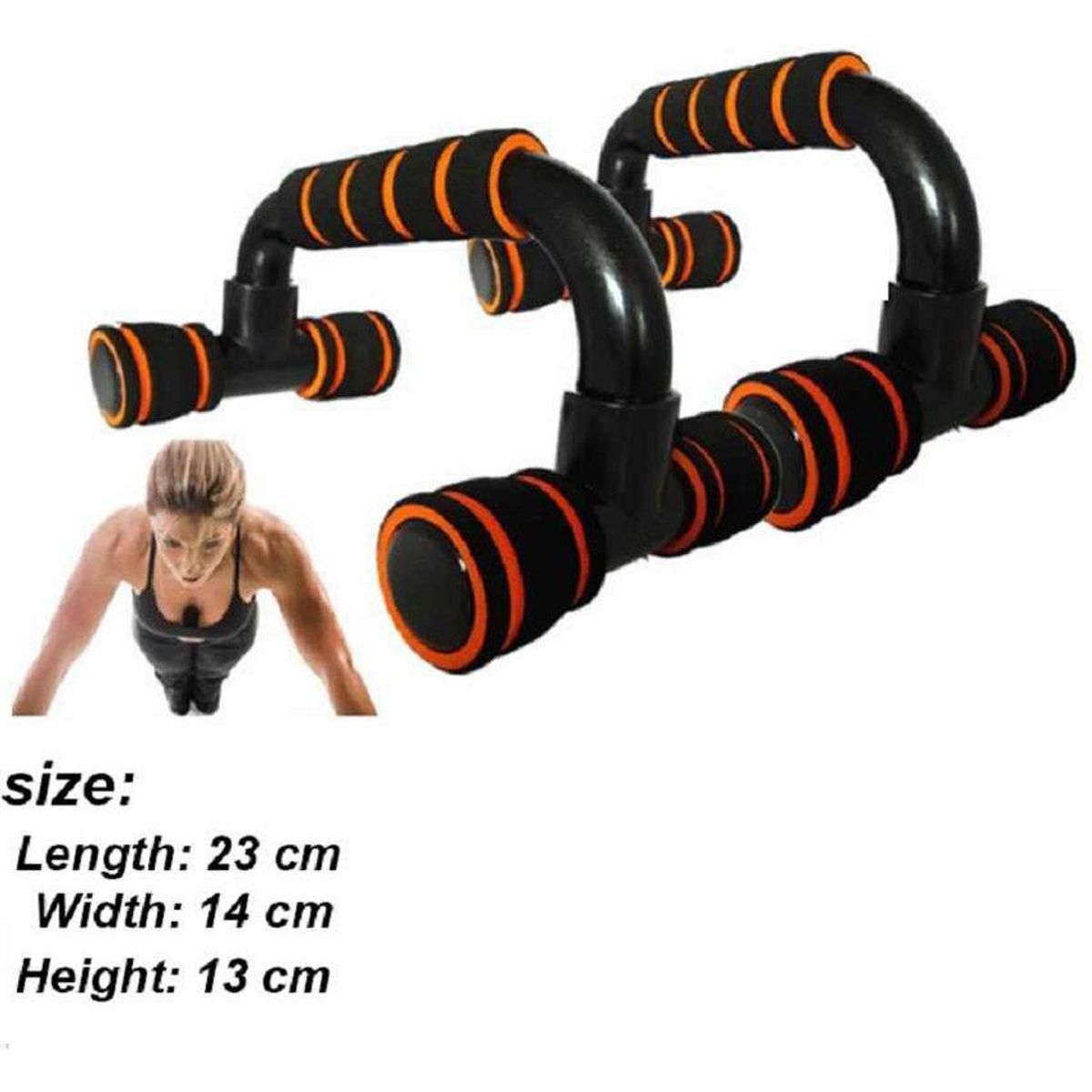 GENERICO - Barras para flexiones planchas push up gimnasio en casa