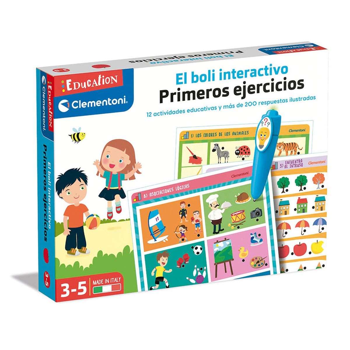 CLEMENTONI - JUEGO EDUCATIVO , BOLIGRAFO INTERACTIVO PRIMEROS EJERCICIOS