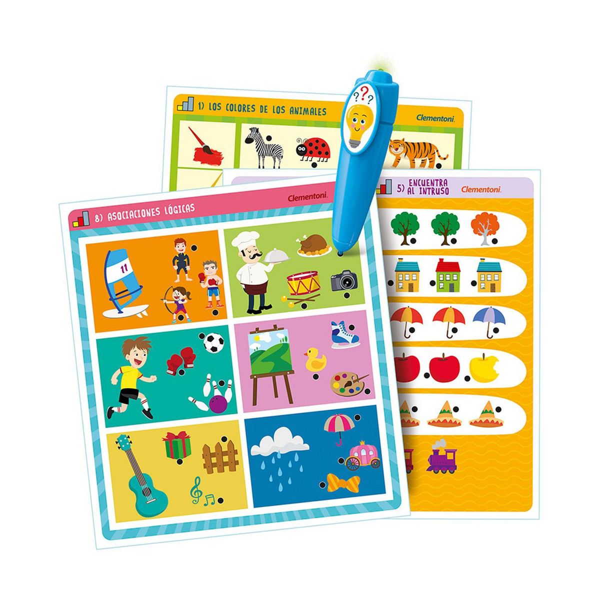 CLEMENTONI - JUEGO EDUCATIVO , BOLIGRAFO INTERACTIVO PRIMEROS EJERCICIOS