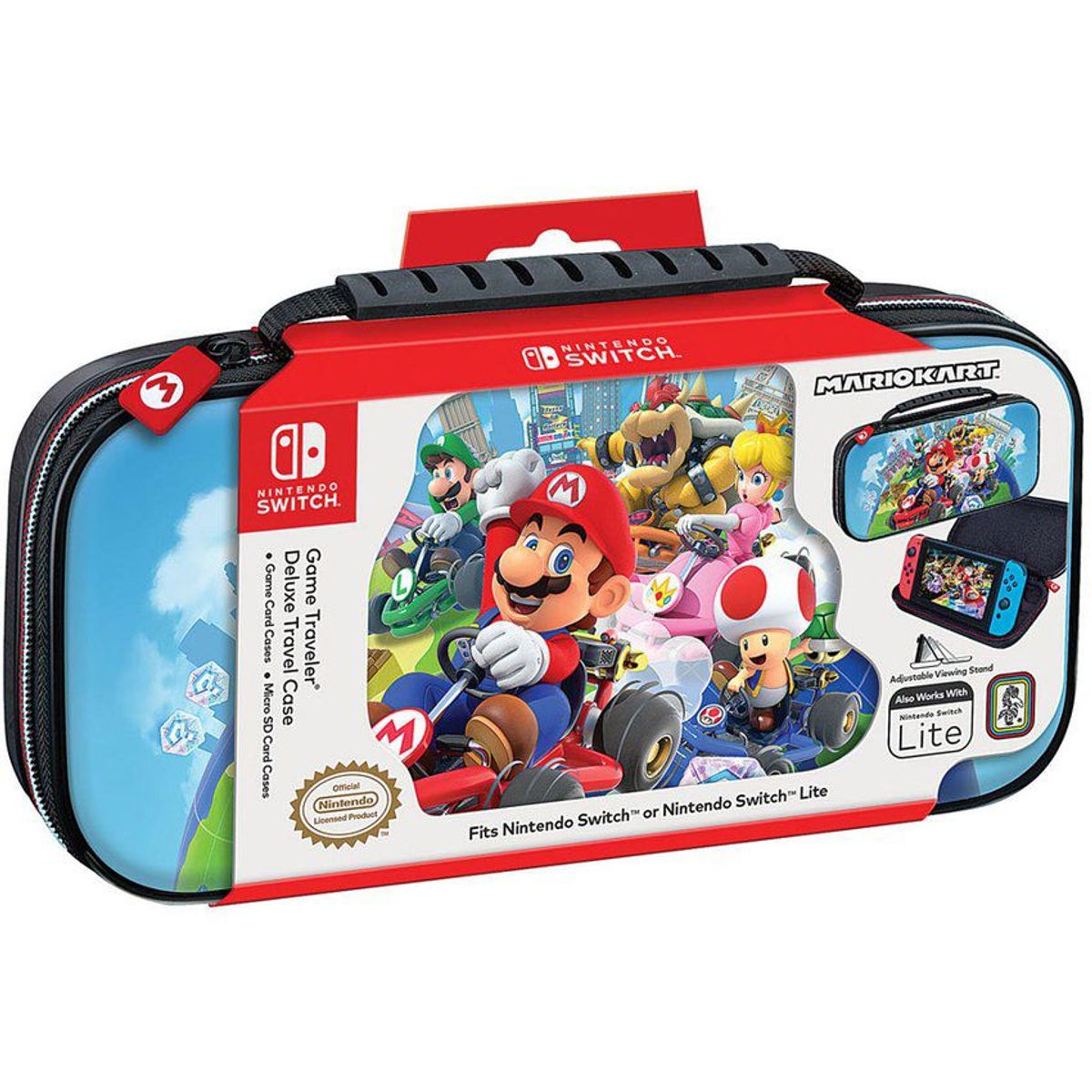 NINTENDO - Nintendo switch mario kart 8 traveler deluxe travel case