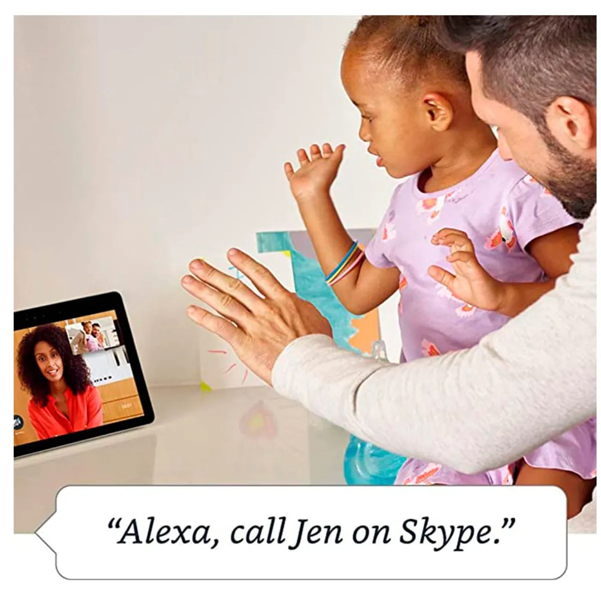 GENERICO - Echo Show (2da Gen) Unico Con Pantalla Vibrante HD de 10.1 pulgadas negro