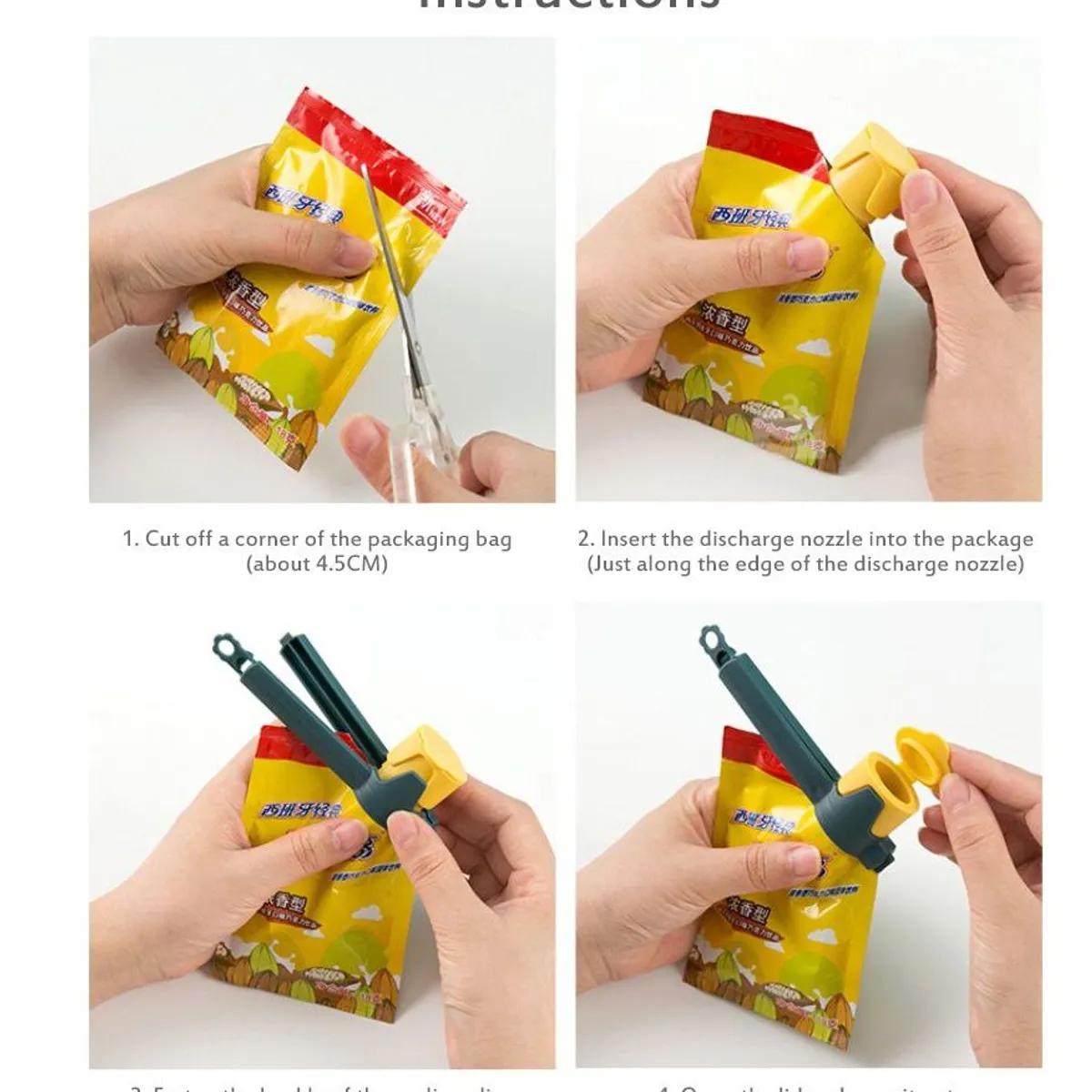 GENERICO - TAPA PARA BOLSA  - CLIK PARA BOLSA SET X3