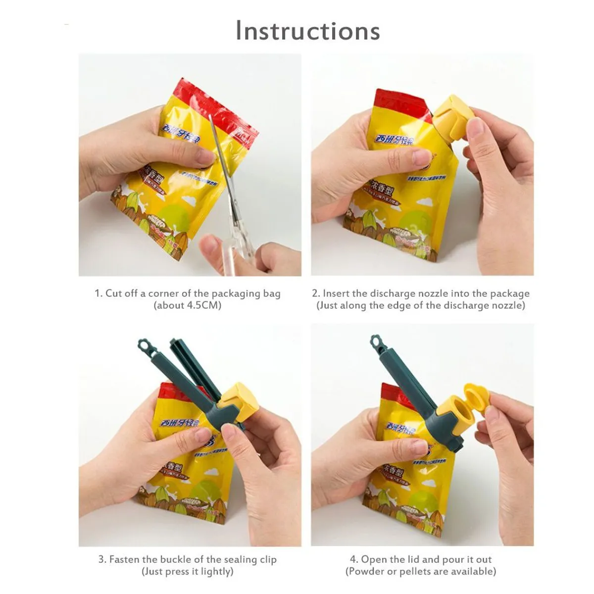 GENERICO - TAPA PARA BOLSA  - CLIK PARA BOLSA SET X3