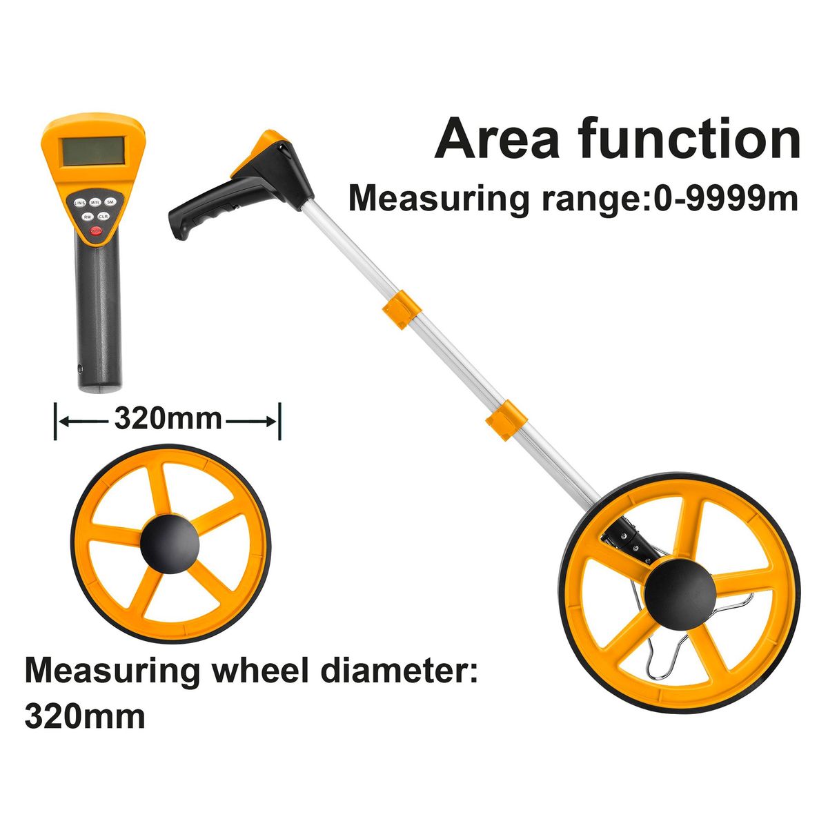INGCO TOOLS - ODOMETRO DISPLAY DIGITAL RUEDA DE MEDICIÓN INGCO - HDMW23