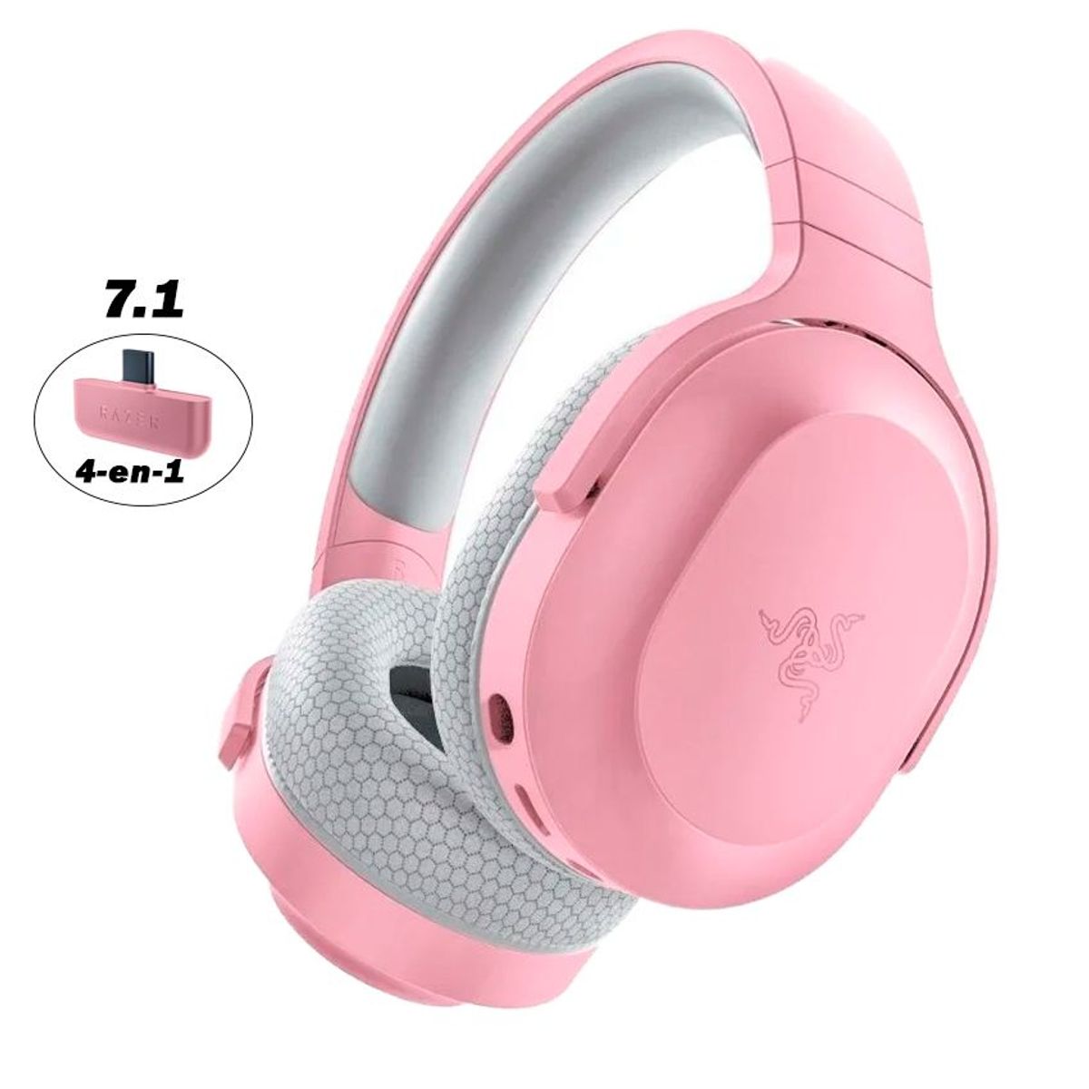 RAZER - Audifono Gamer Razer Barracuda X Multiplaforma Duracion 20h rosa
