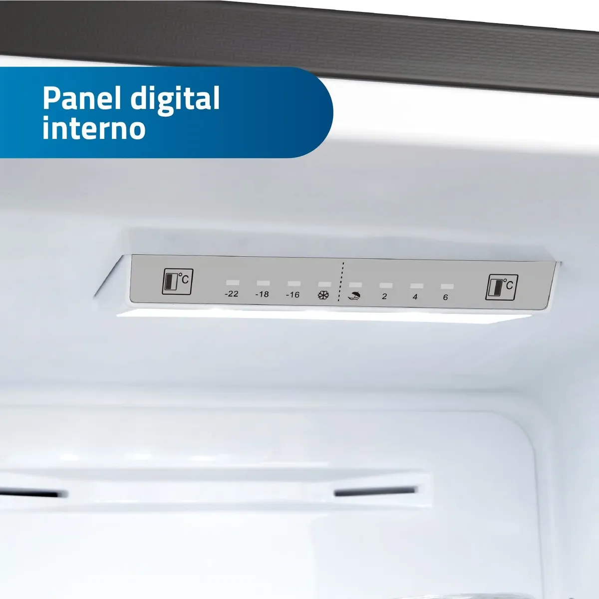 INDURAMA - Refrigeradora SIDE BY SIDE No Frost de 428L Indurama RI-769 Croma