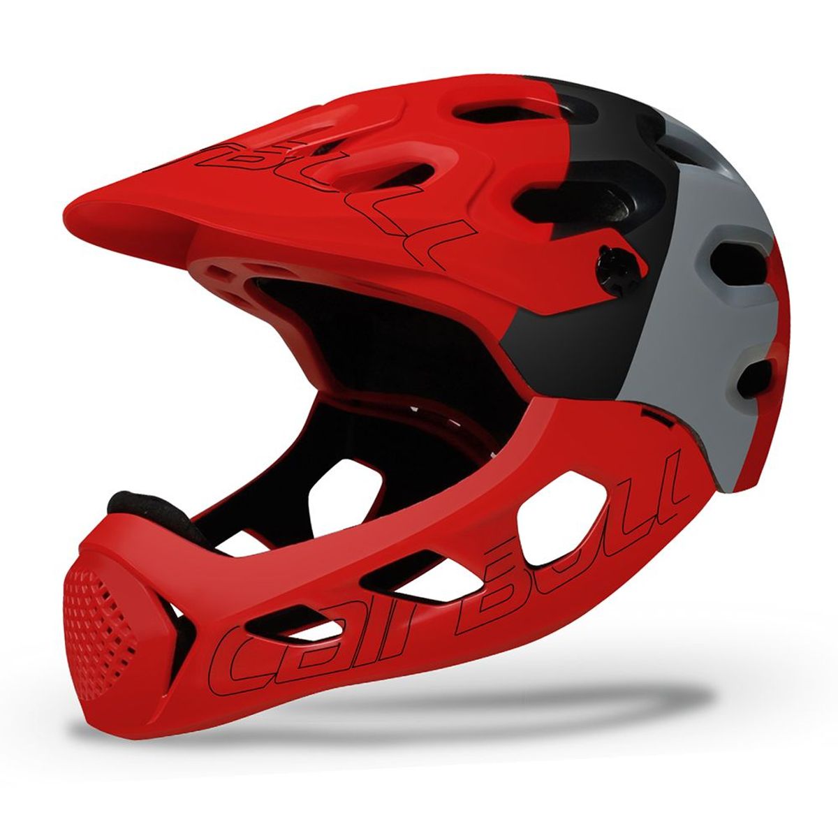 CAIRBULL - CASCO CAIRBULL CON MANDIBULA DESMONTABLE ALLCROSS ROJO