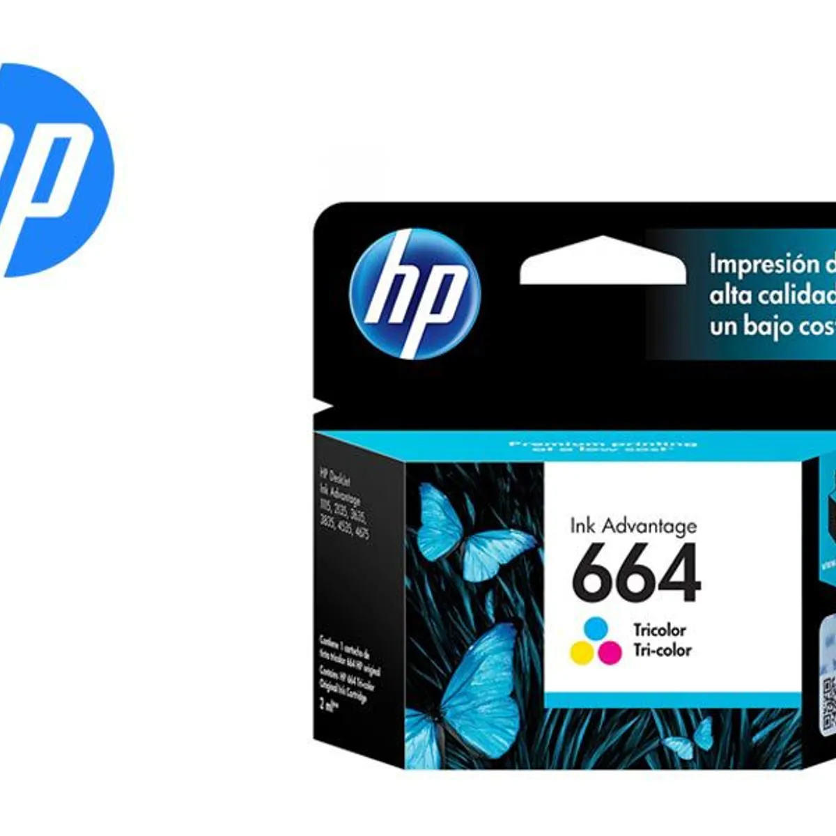 HP - Cartucho de Tinta HP 664 TRICOLOR  F6V28AL