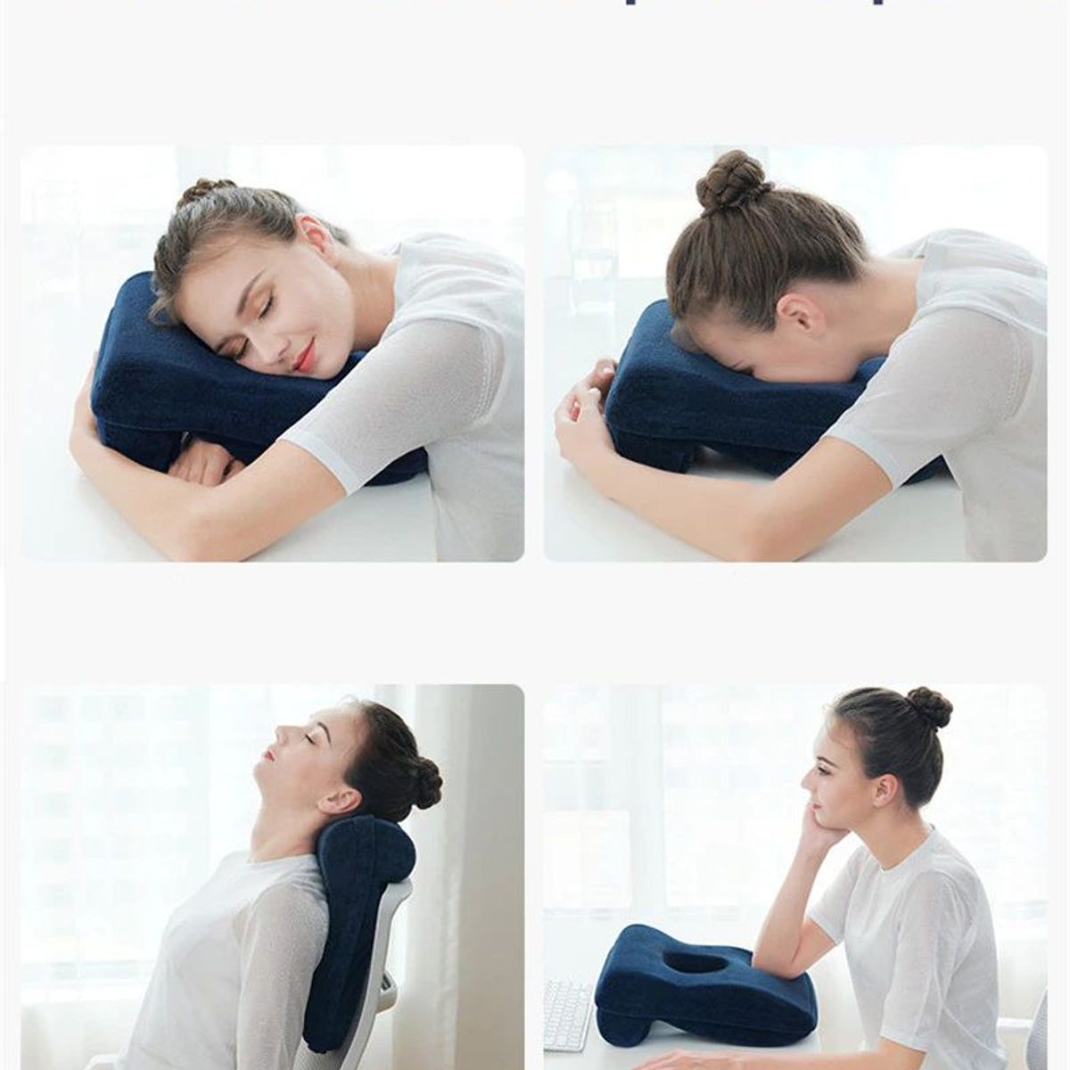 PERUMASSAGE - Almohada Viscoelastica Gel para dormir boca abajo