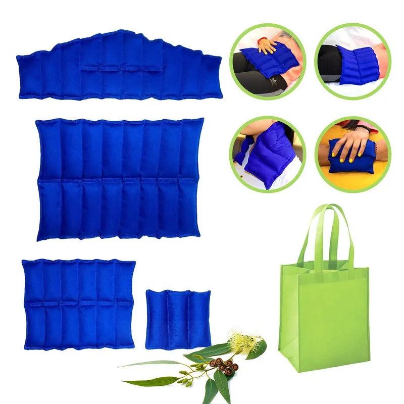 PERUMASSAGE - Kit de 4 Compresas de Semillas Aromáticas para dolor Muscular.