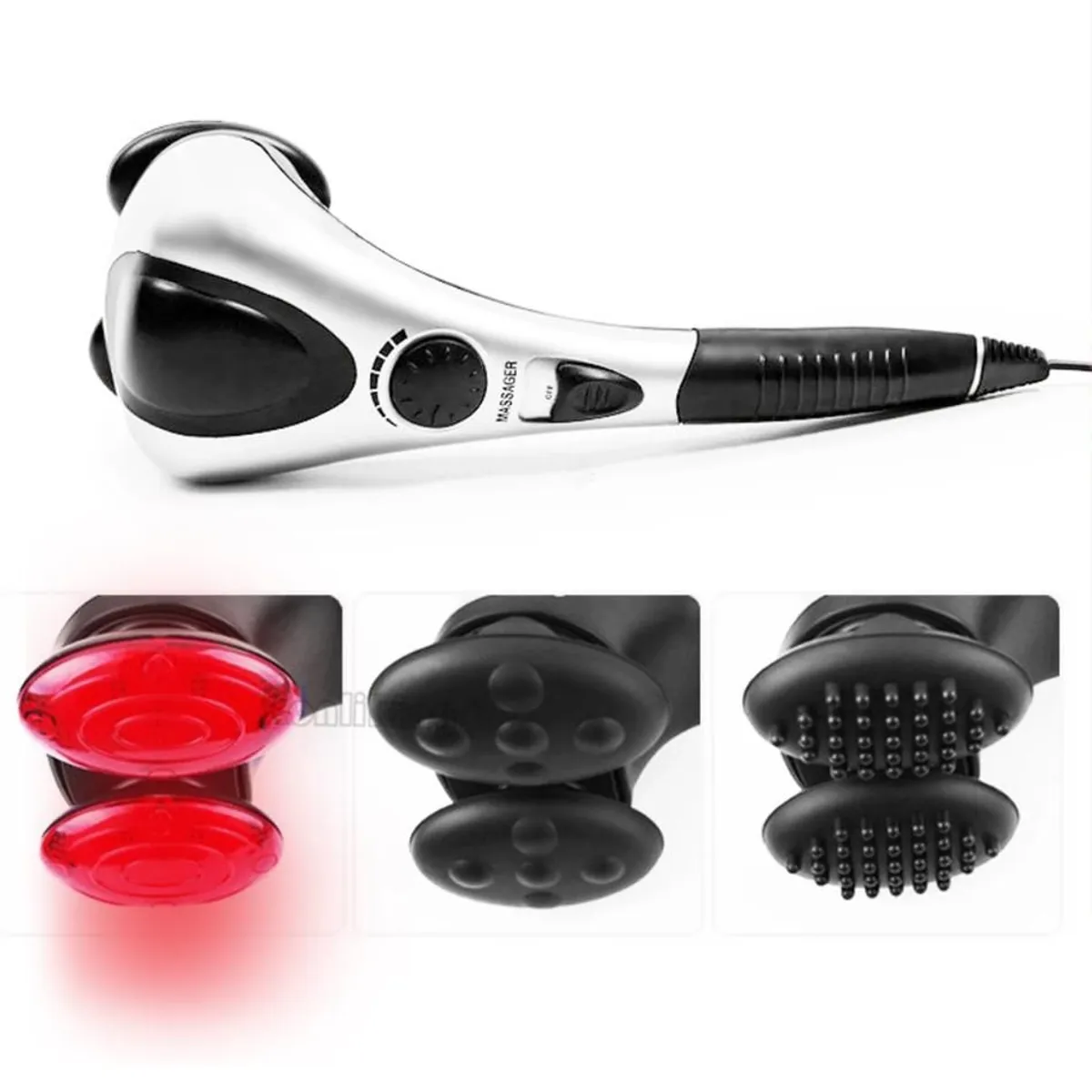 PERUMASSAGE - Masajeador Premium Hot Pack Palm Massager Profesional con Infrarrojo