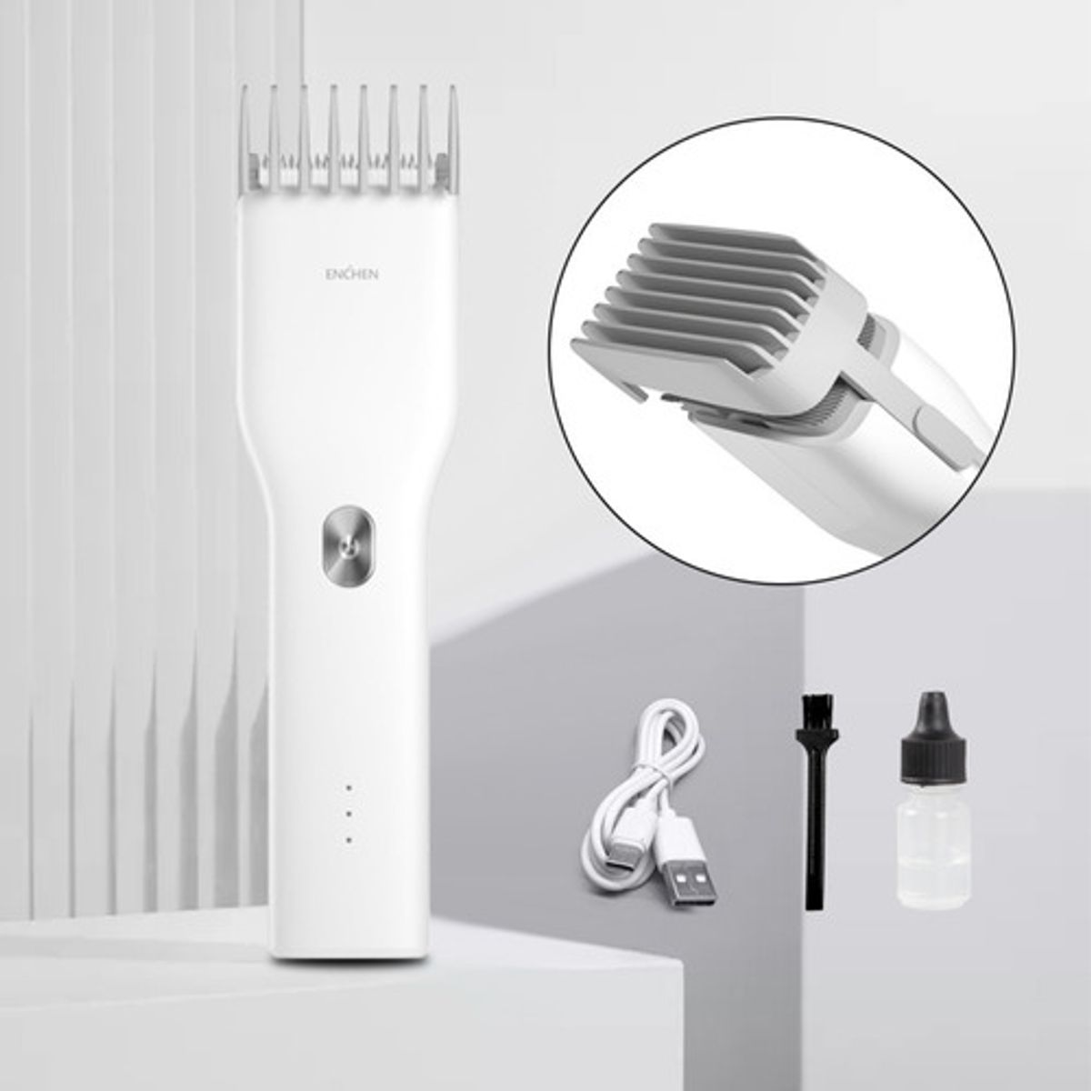 ENCHEN - Cortadora de Cabello Boost Enchen - Blanco