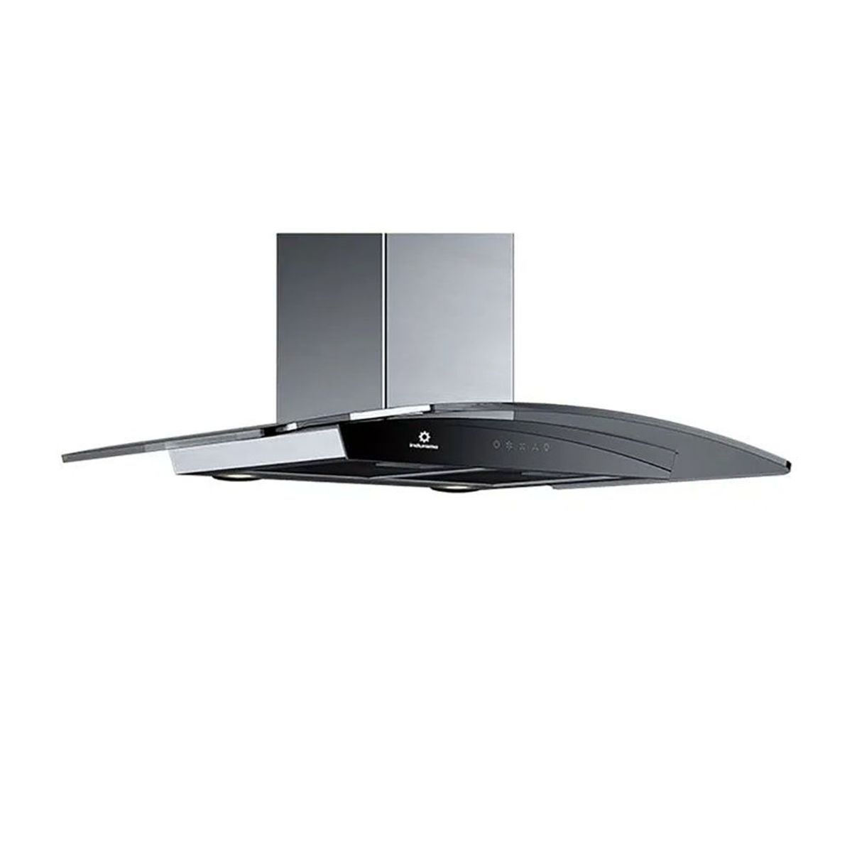 INDURAMA - Campana Extractora tipo Chimenea Indurama CEI-90NEVC Silver