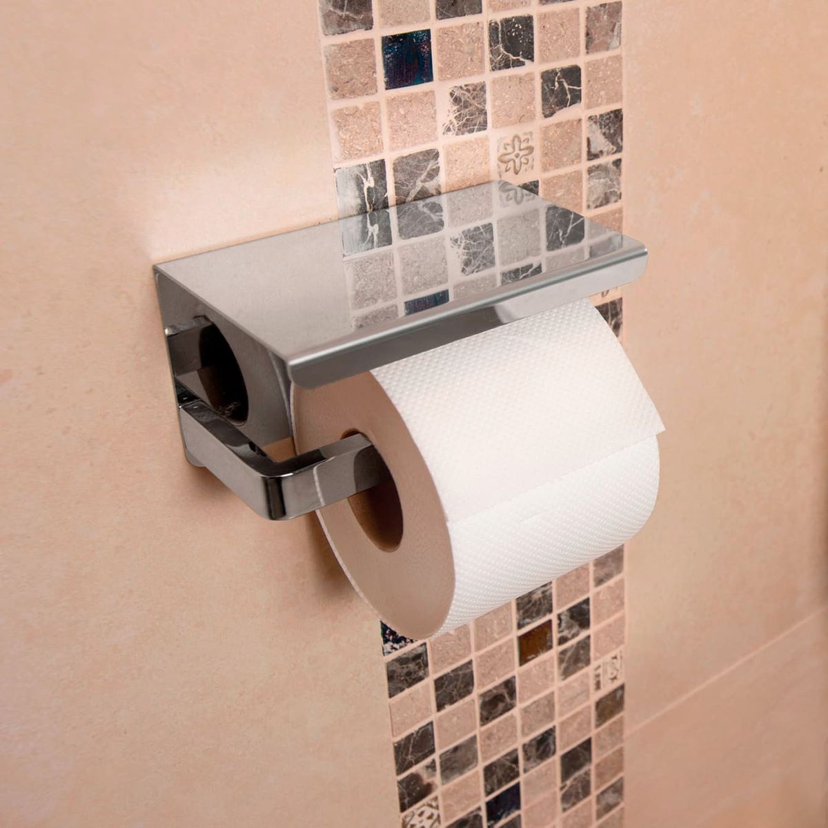 VAINSA - Porta papel Con Repisa Glamour Vainsa