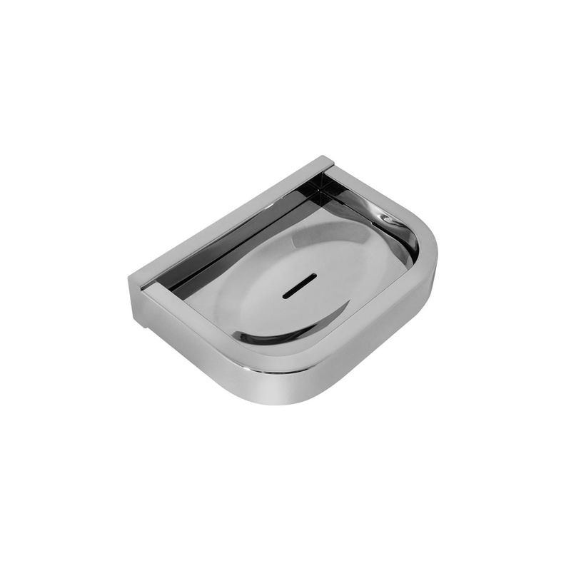 VAINSA - Porta jabon con rejilla de acero ideal para baño modelo Glamour Vainsa