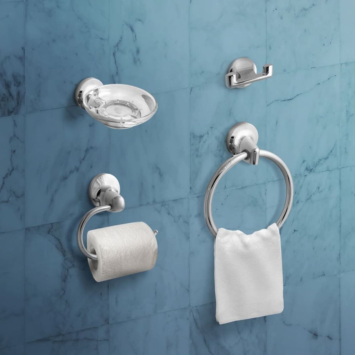 ITALGRIF - Kit accesorios cancún 4 piezas Italgrif