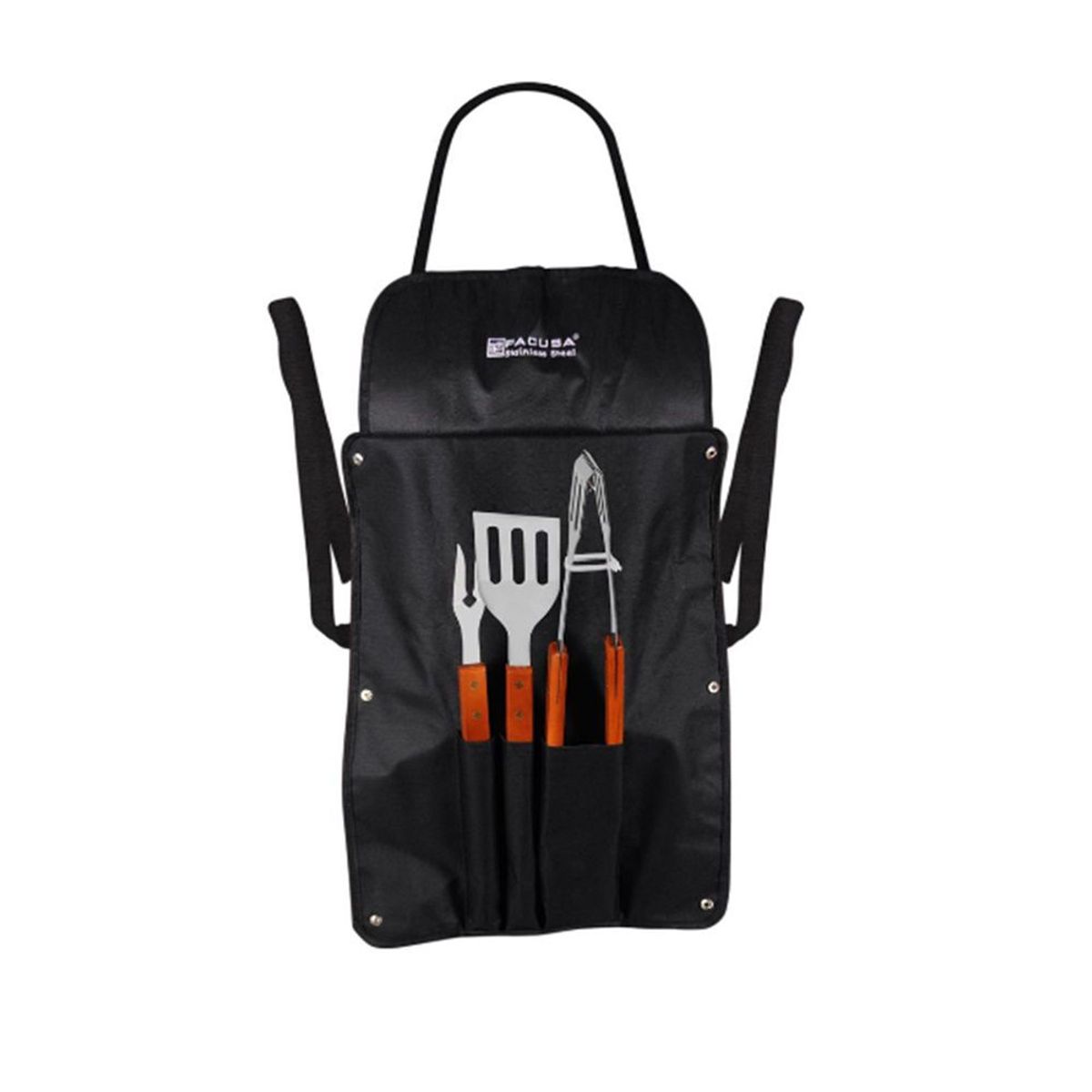 FACUSA - Set de Utensilios x 3 para Parrilla BBQ con Mndil