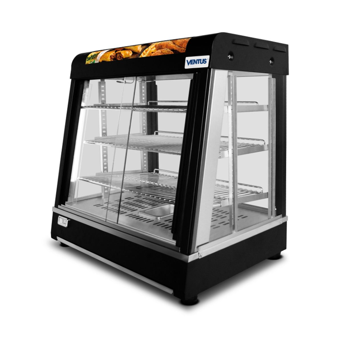 VENTUS - Vitrina Caliente De Sobremesa Ventus Vmc-70n De 70cm