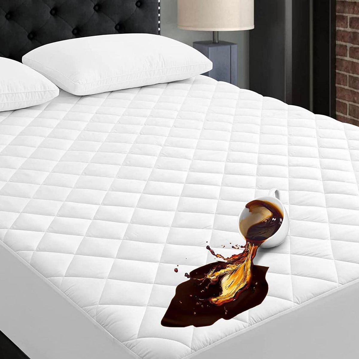 TEFI HOME - Protector de colchón impermeable 1.5 PLAZA