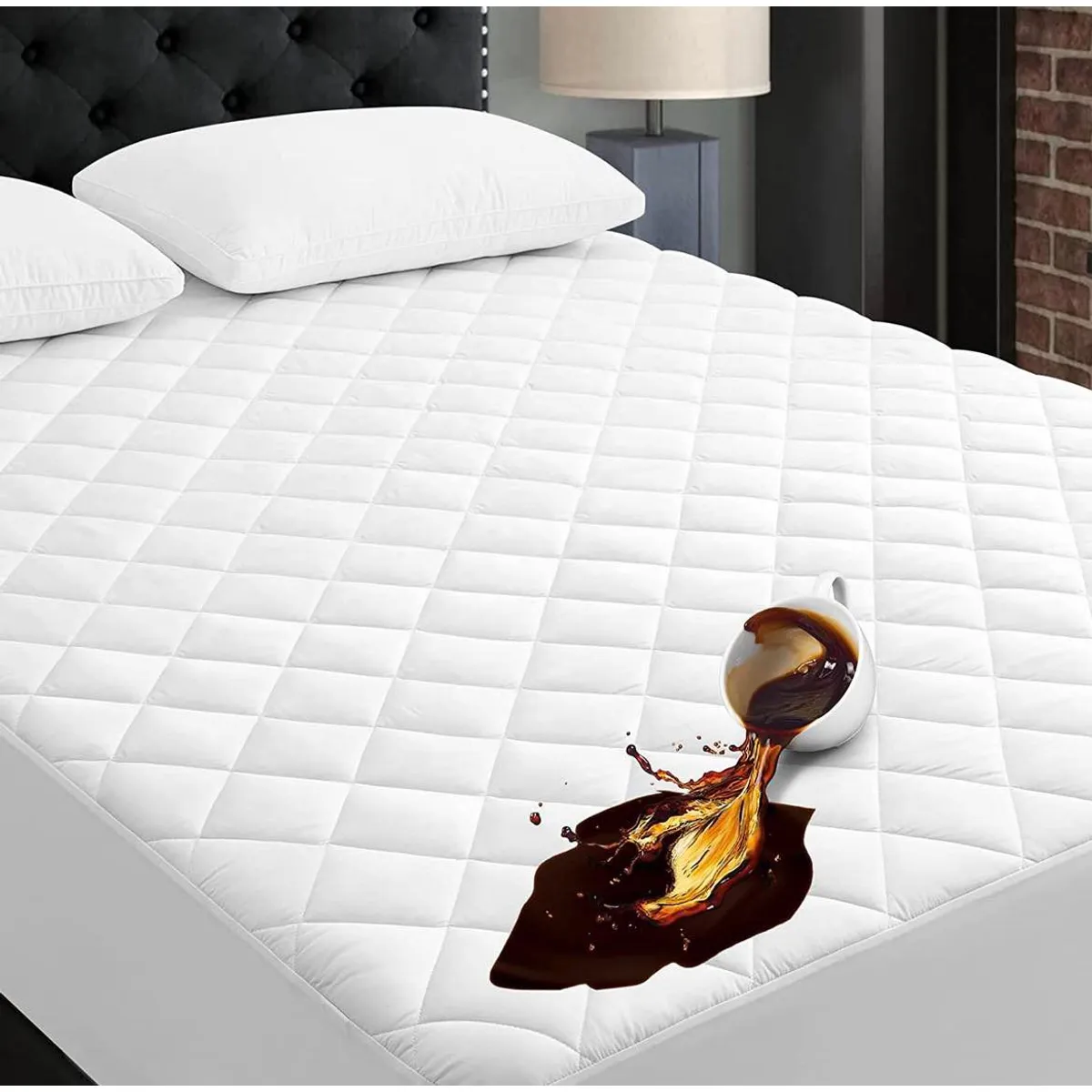 TEFI HOME - Protector de colchón impermeable 2 PLAZAS