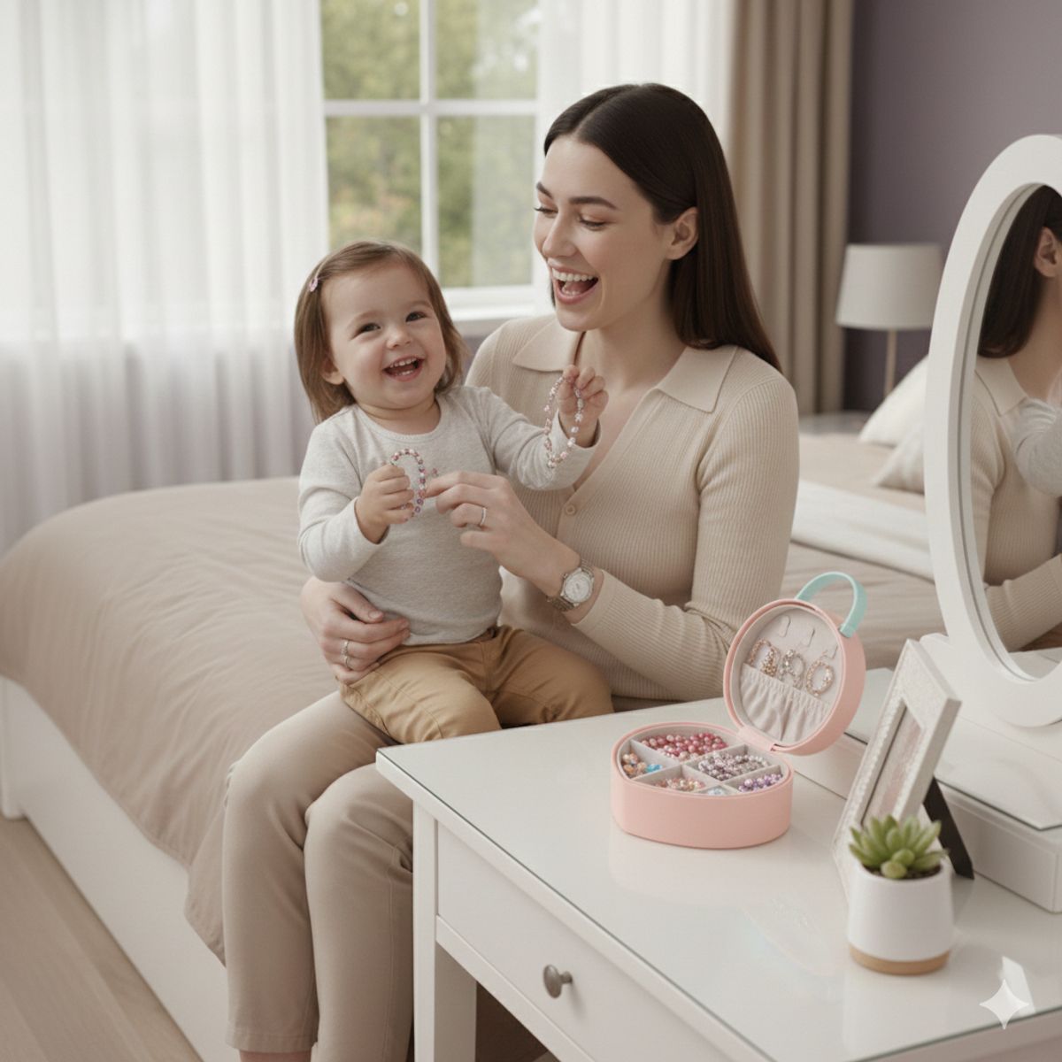 GENERICO - Organizador de joyas en forma de corazón - Cool Rosado