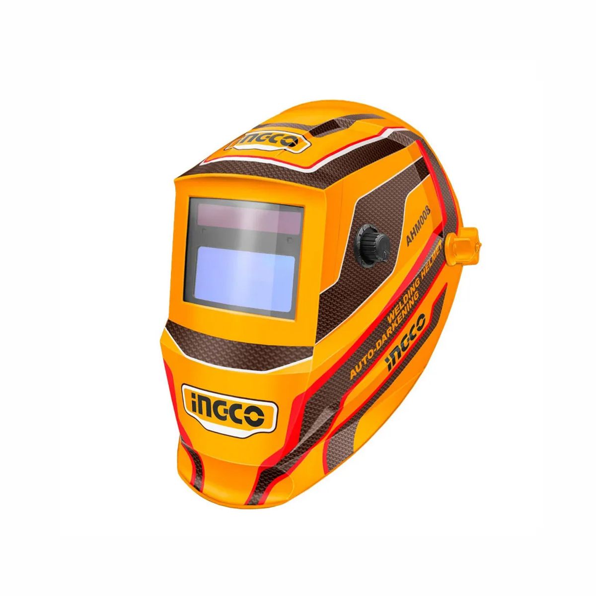 INGCO TOOLS - CARETA PARA SOLDAR CON REGULACIÓN AUTOMÁTICA FOTOSENSIBLE INGCO - AHM008
