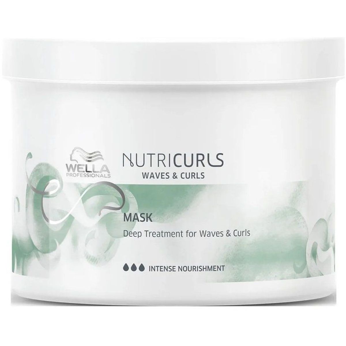 WELLA - Mascarilla 500 ml Waves y Curls para Rizos y Ondas Wella Nutricurls