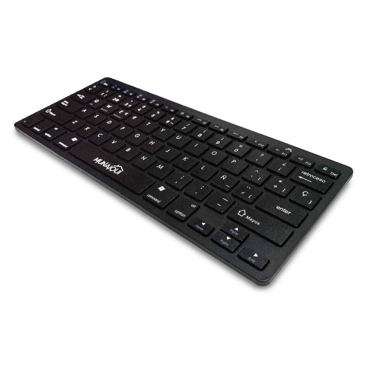MUNAIQUI - Teclado bluetooth Munaiqui para dispositivos color negro