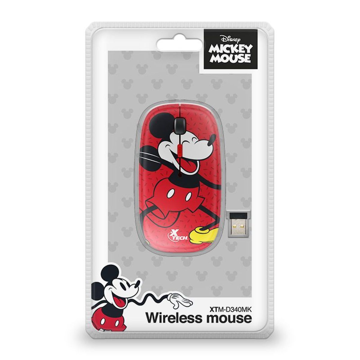 XTECH - MOUSE INALAMBRICO XTECH EDICIÓN MICKEY MOUSE XTM-D340MK