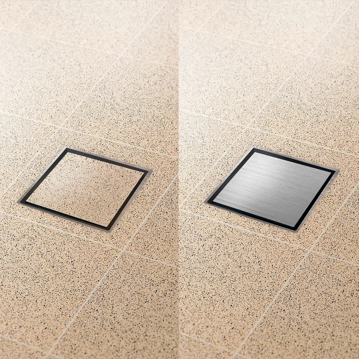 VAINSA - Sumidero 5" decorativo reversible acero inox Vainsa