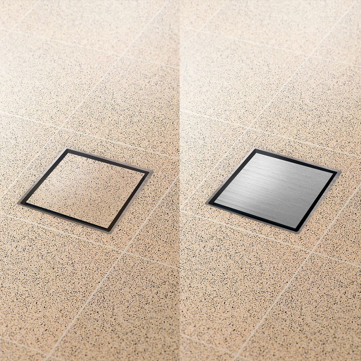 VAINSA - Sumidero 5" decorativo reversible acero inox Vainsa