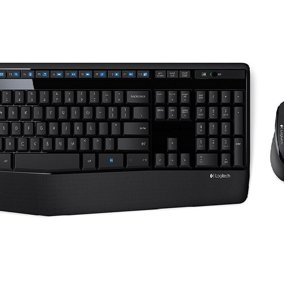 LOGITECH - Kit Teclado Logitech + Mouse Mk345 Wireless Usb Sp Black