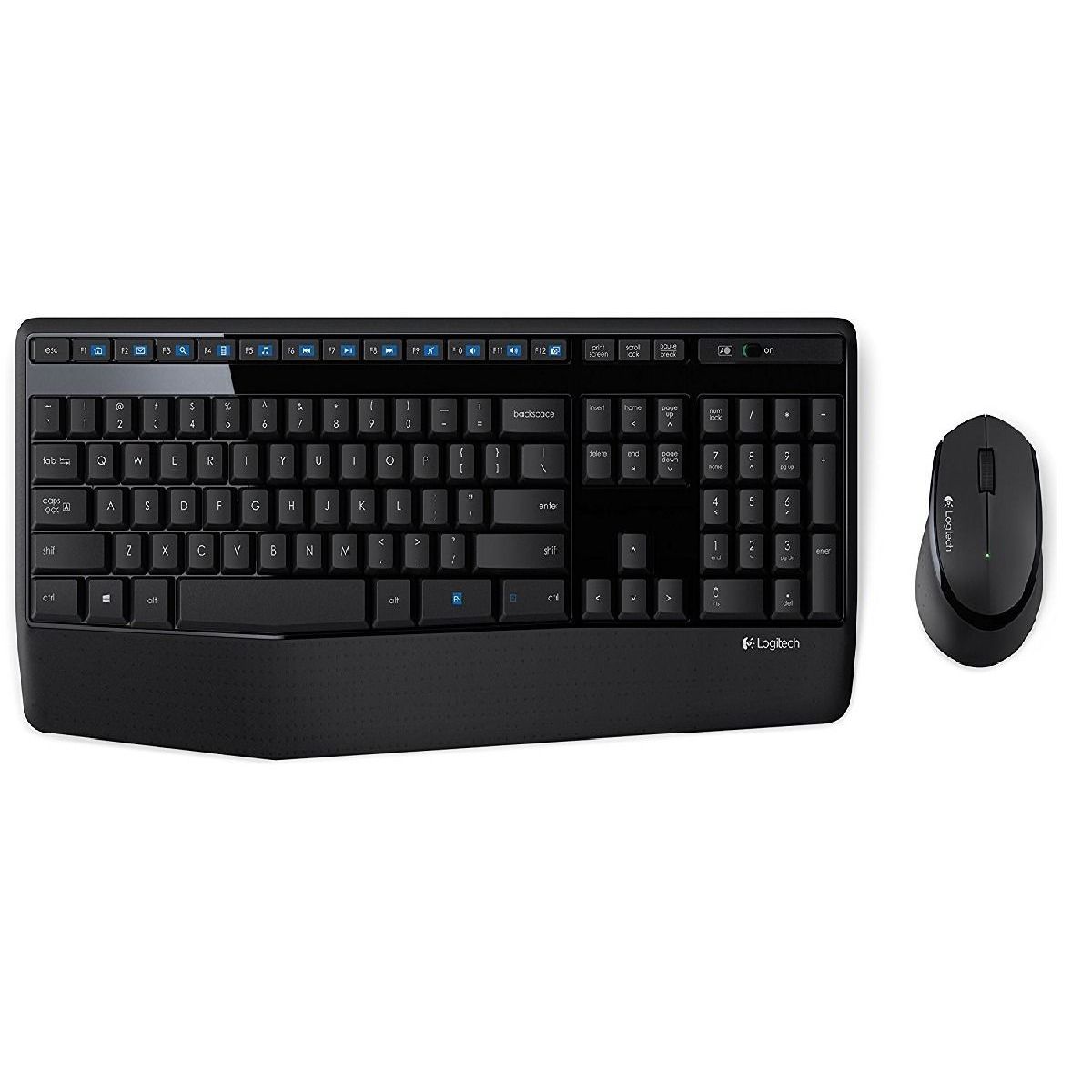 LOGITECH - Kit Teclado Logitech + Mouse Mk345 Wireless Usb Sp Black