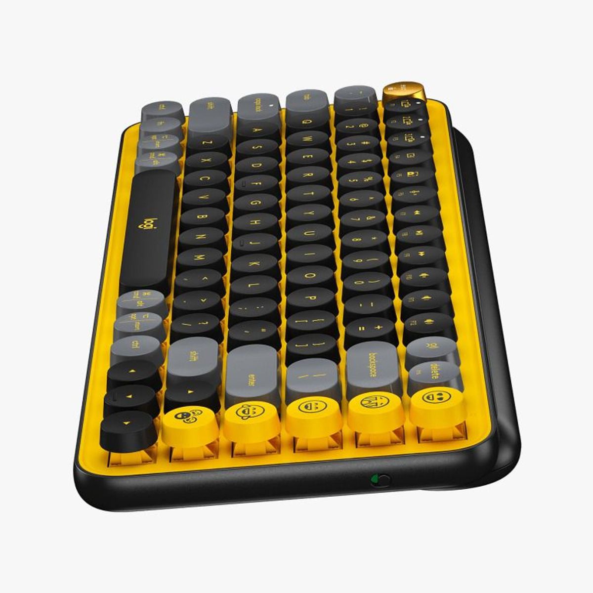 LOGITECH - Teclado Pop Keys Mecánico Amarillo