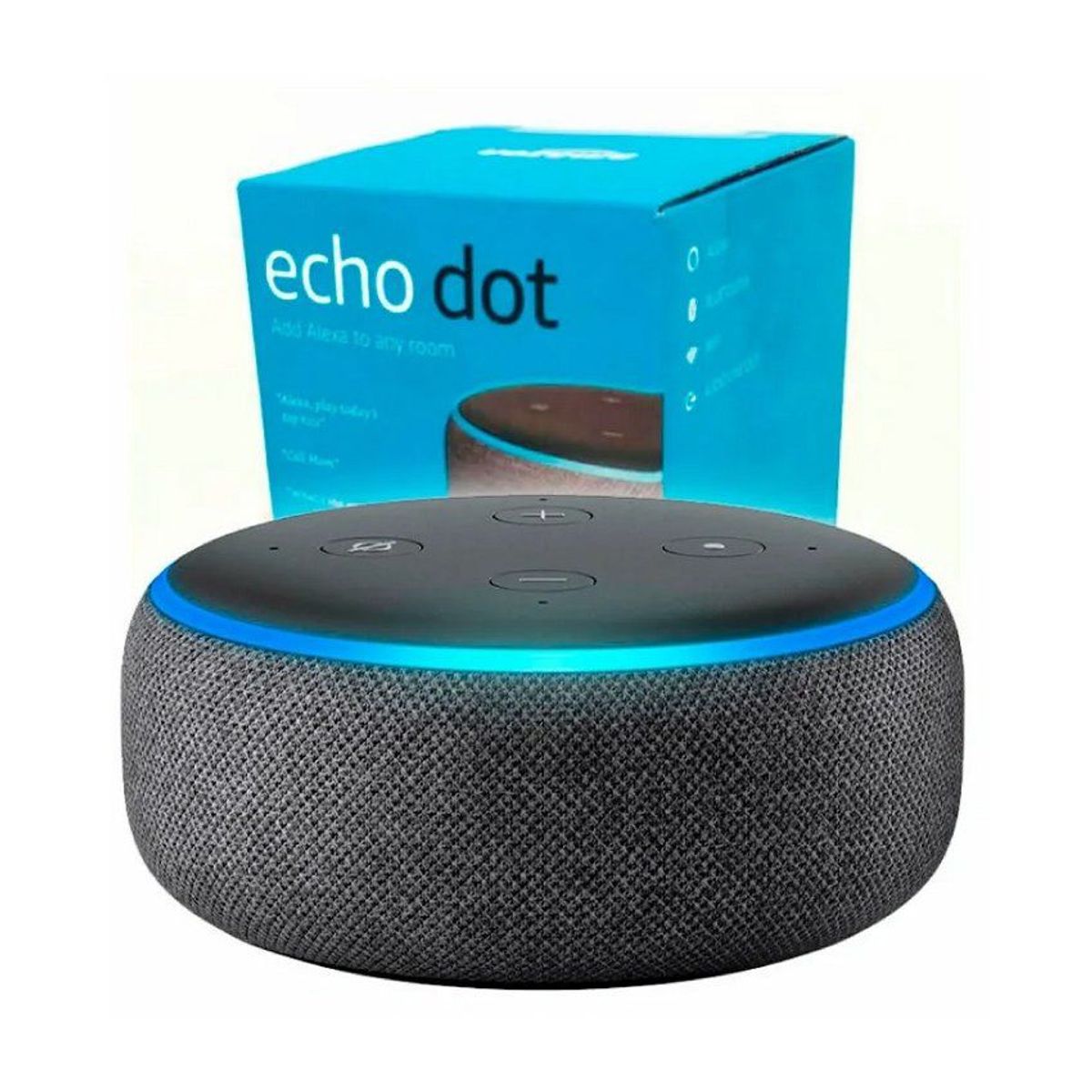 AMAZON - Parlante inteligente echo dot 3 alexa original amazon echodot
