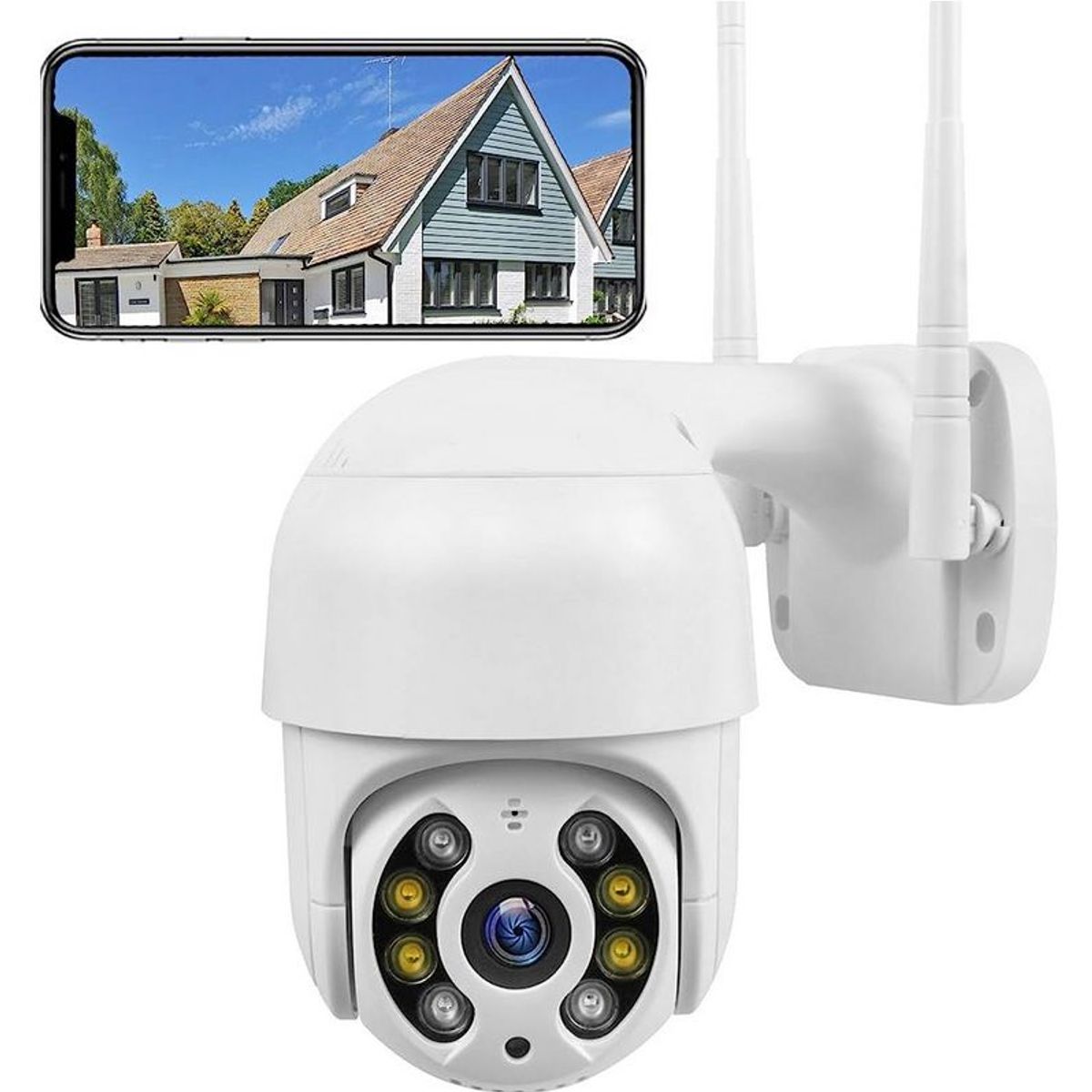 SEISA - Camara De Vigilancia Fullhd - Wifi Exteriores - Ptz Domotica