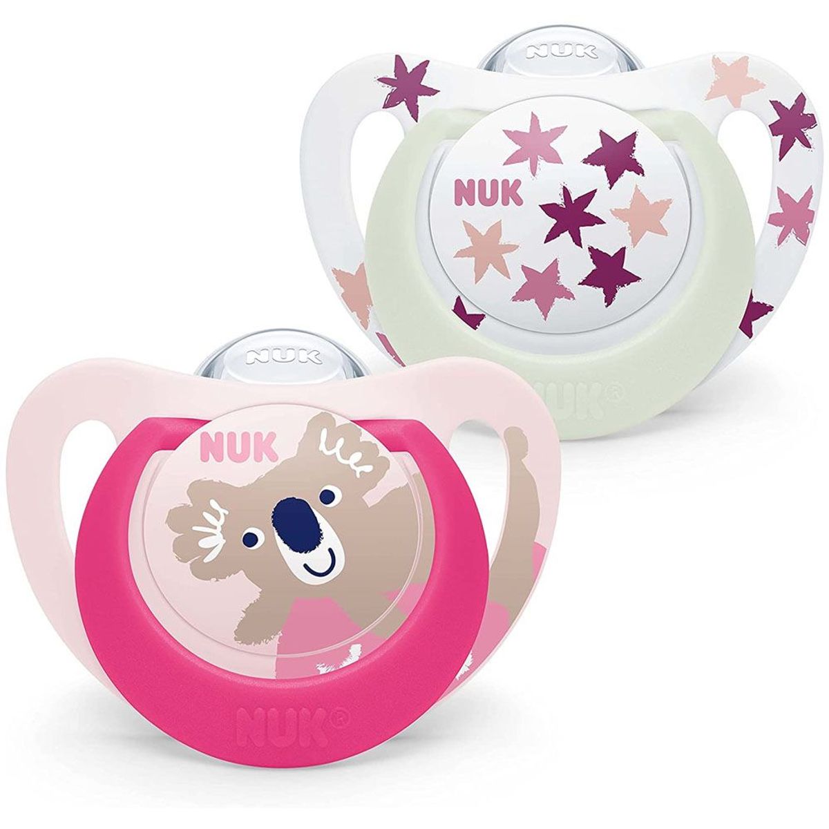 NUK - Nuk Chupón Star Día y Noche 6-18 meses Niña