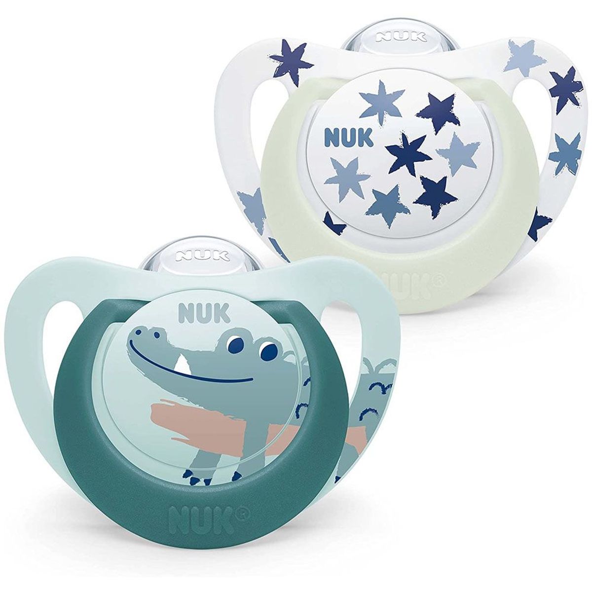 NUK - Nuk Chupón Star Día y Noche 6-18 meses Niño