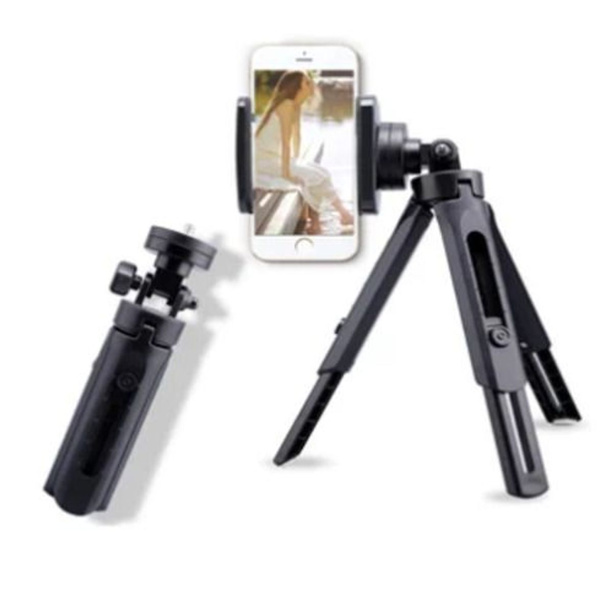 SEISA - Tripode Para  Celular / Camara / Holder Giro 360 Plegable
